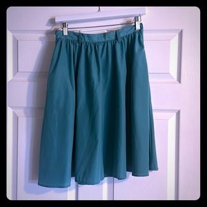 Teal Xhileration Midi Skirt